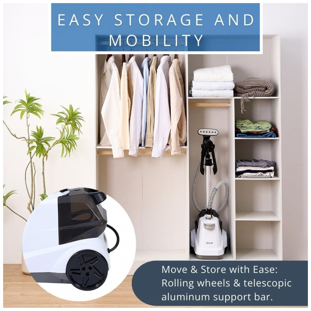 ECTQQVV4B6WD0B_5-1.jpg - SALAV Steamer, Passadeira e Vaporizador de Roupas Profissional com Desligamento Automático