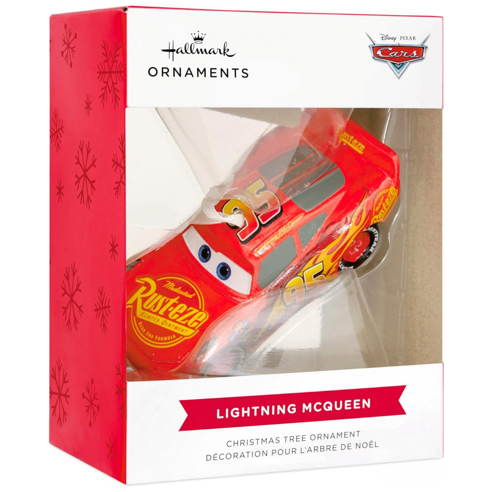 ECTQQX81RJR90B_2-1.jpg - Enfeite de Natal Hallmark Keepsake Disney/Pixar Cars Lightning McQueen, Resina 4,3x3,2x1,9 cm