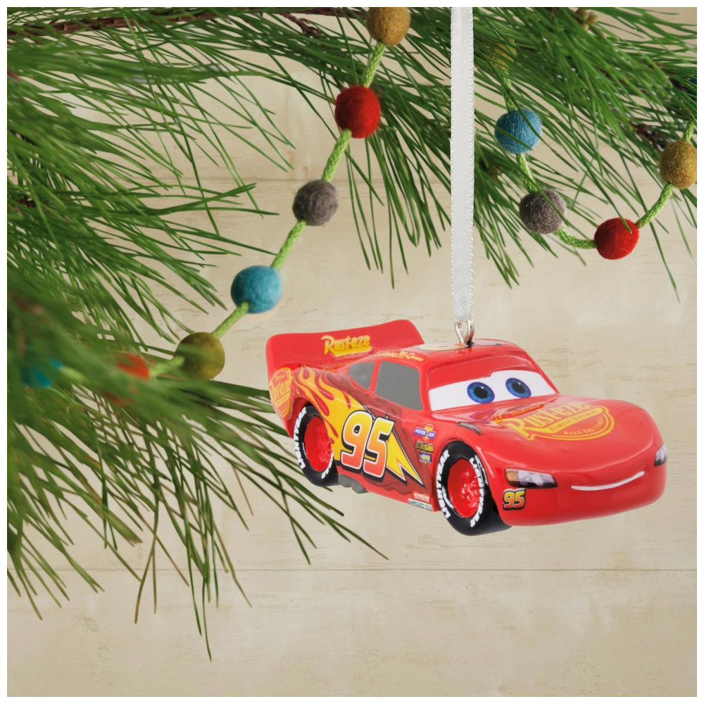 ECTQQX81RJR90B_4-1.jpg - Enfeite de Natal Hallmark Keepsake Disney/Pixar Cars Lightning McQueen, Resina 4,3x3,2x1,9 cm