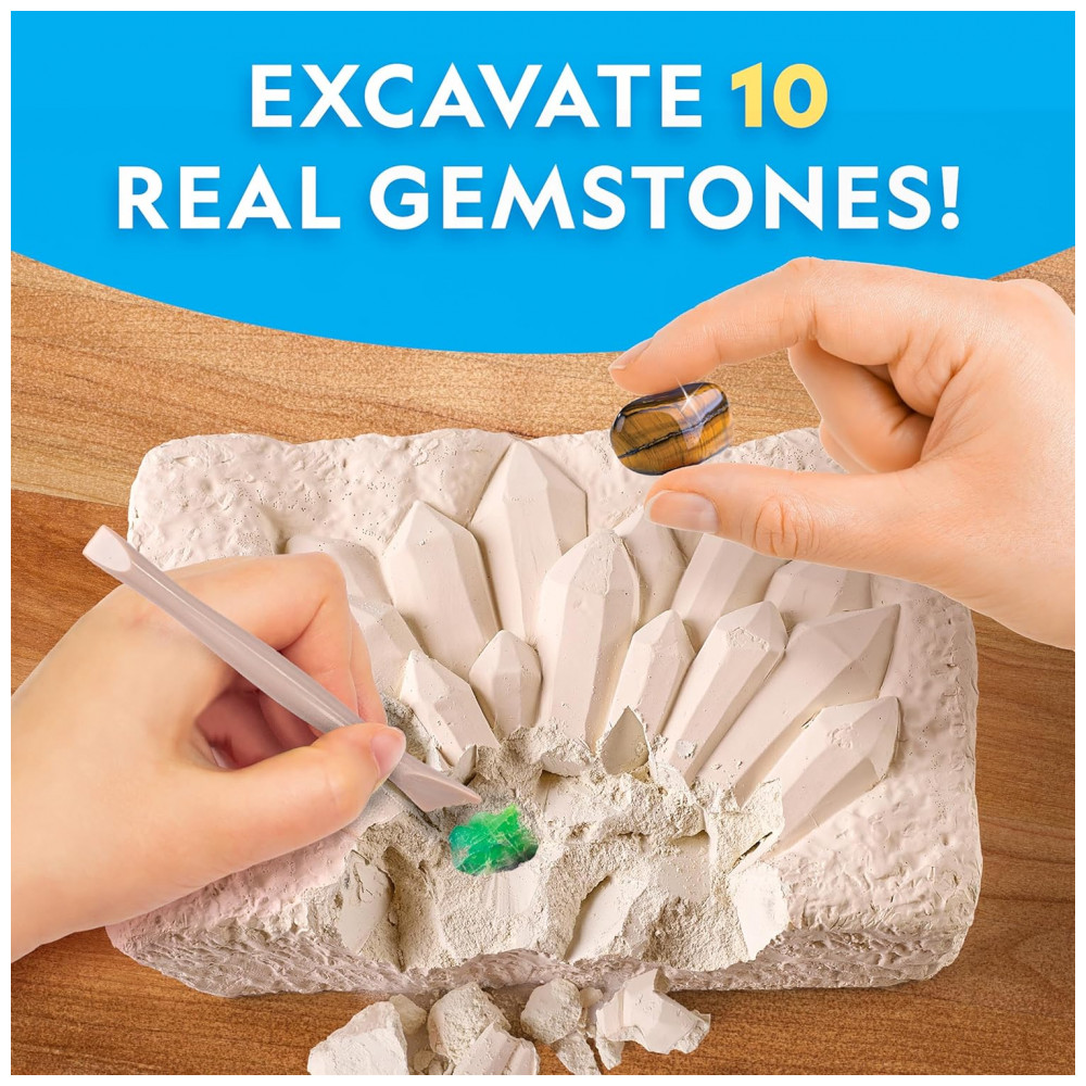 ECTQQZ5382BC0B_1-1.jpg - Kit Super Escavação de Gemas – 10 Gemas Reais, Kit STEM de Geologia para Crianças, Presente Educativo, National Geographic