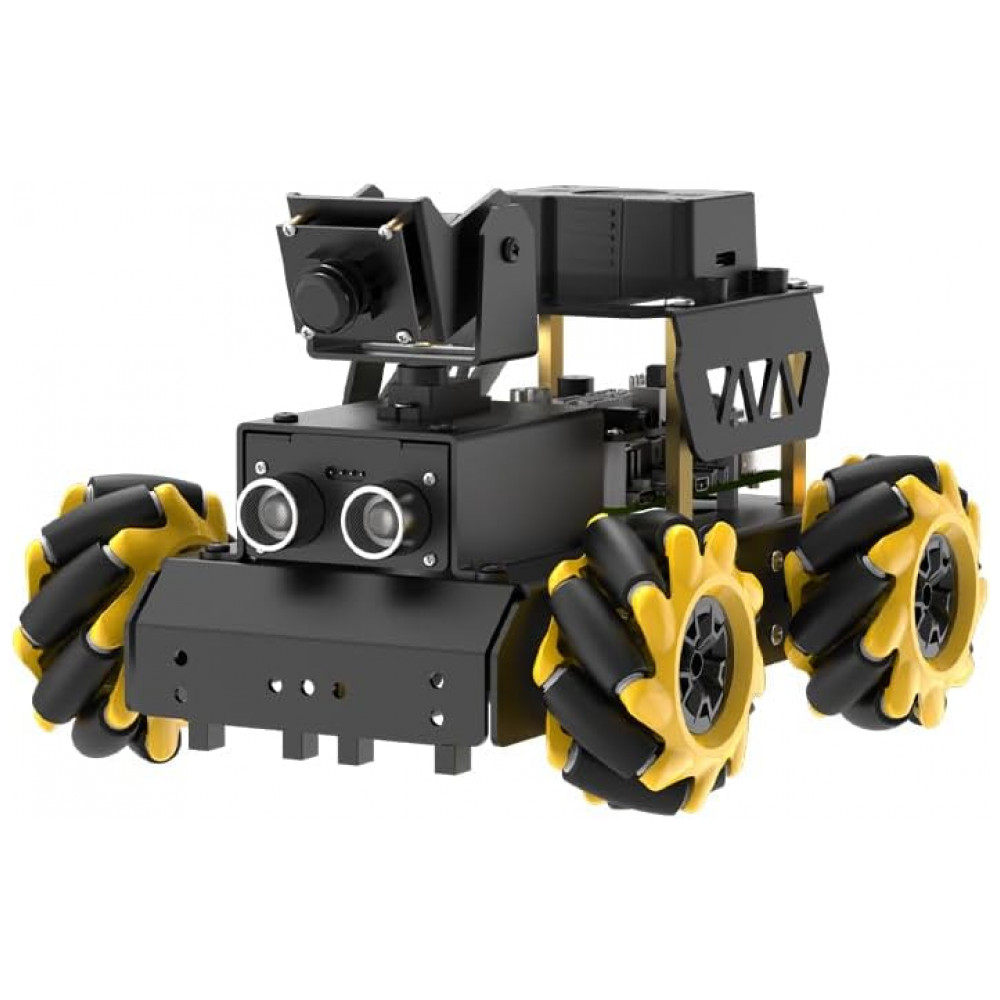 ECTQR3QKZCWF0B_0-1.jpg - Hiwonder TurboPi – Robô Educacional com Chassi Mecanum, ROS2 e Suporte a ChatGPT – Kit Avançado com Câmera 3D, Lidar TOF e Navegação Autônoma