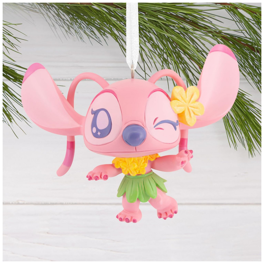 ECTQR8NGTWQD0B_2-1.jpg - Enfeite Natalino Hallmark Keepsake 2025 Disney Stitch Angel, Resina, 7,6 x 6,4 x 5cm