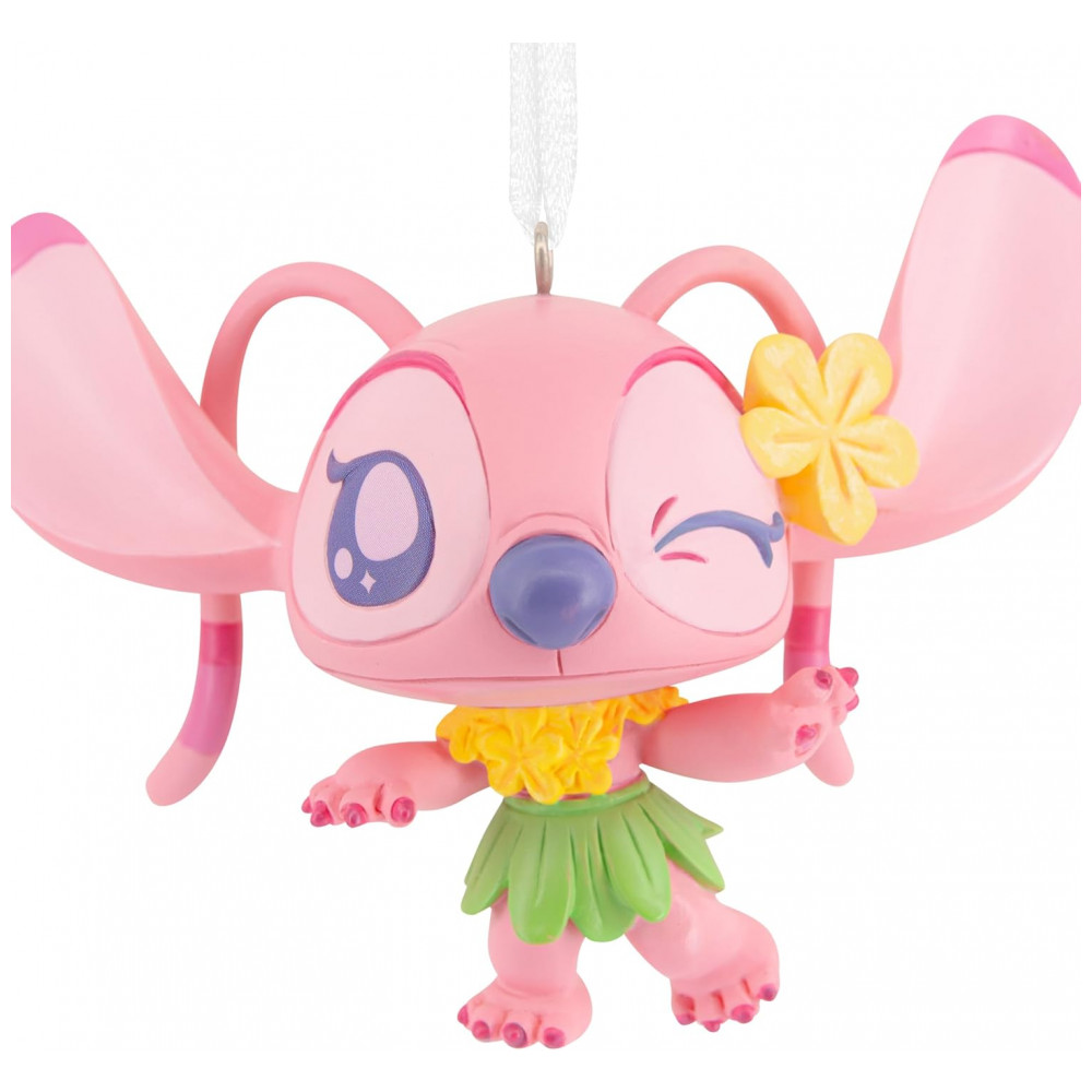 ECTQR8NGTWQD0B_4-1.jpg - Enfeite Natalino Hallmark Keepsake 2025 Disney Stitch Angel, Resina, 7,6 x 6,4 x 5cm