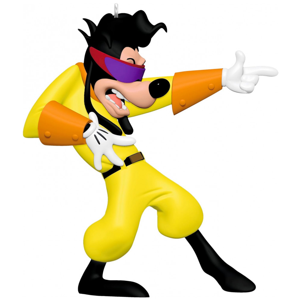 ECTQRB3DRGPD0B_0-1.jpg - Enfeite Natalino Hallmark Keepsake 2025 Disney Max Powerline A Goofy Movie Amarelo, Plástico, 8,3 x 8,9 x 3,2cm