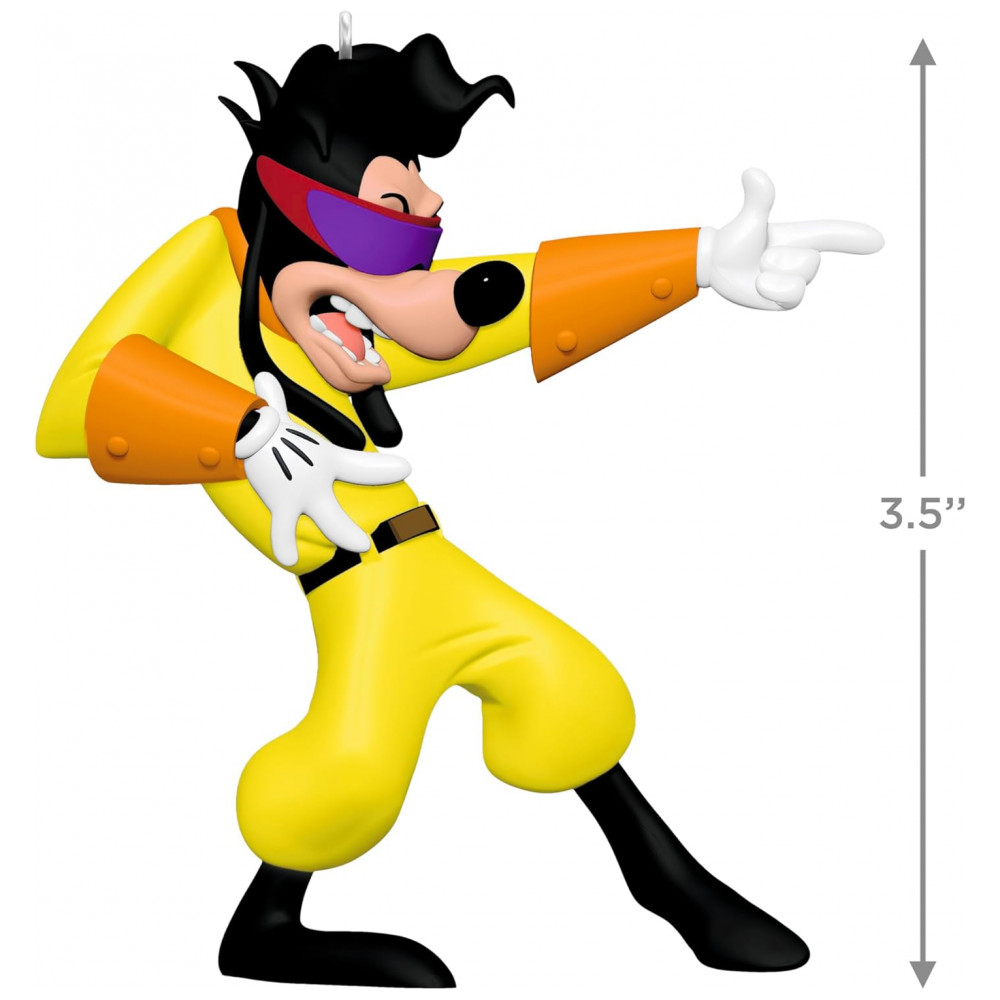 ECTQRB3DRGPD0B_2-1.jpg - Enfeite Natalino Hallmark Keepsake 2025 Disney Max Powerline A Goofy Movie Amarelo, Plástico, 8,3 x 8,9 x 3,2cm