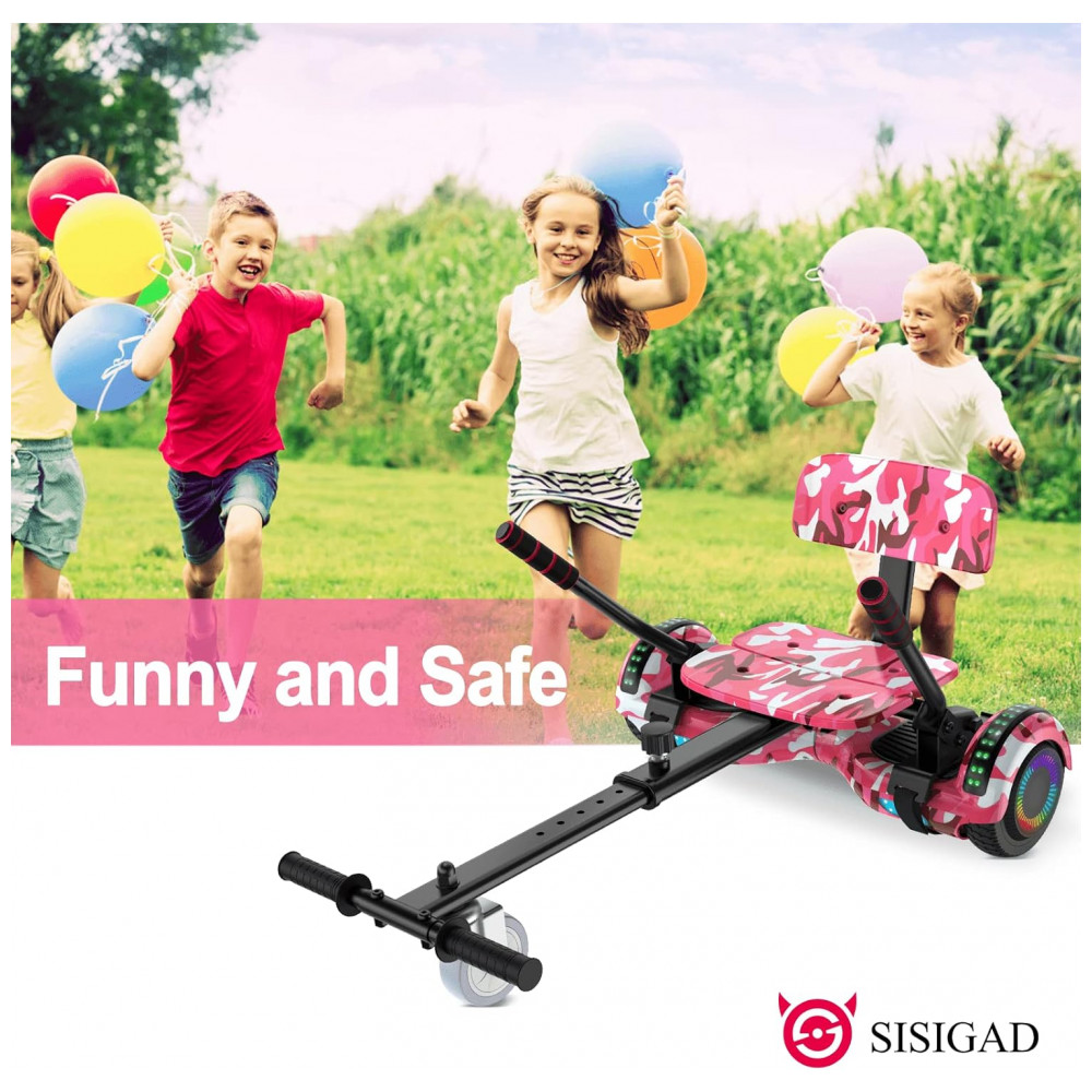 ECTQRNG3QGC90B_1-1.jpg - SISIGAD Hoverkart para Hoverboard de 6,5 Polegadas com Assento, Bluetooth e Luzes de LED – Crianças, Meninos, Meninas e Adultos