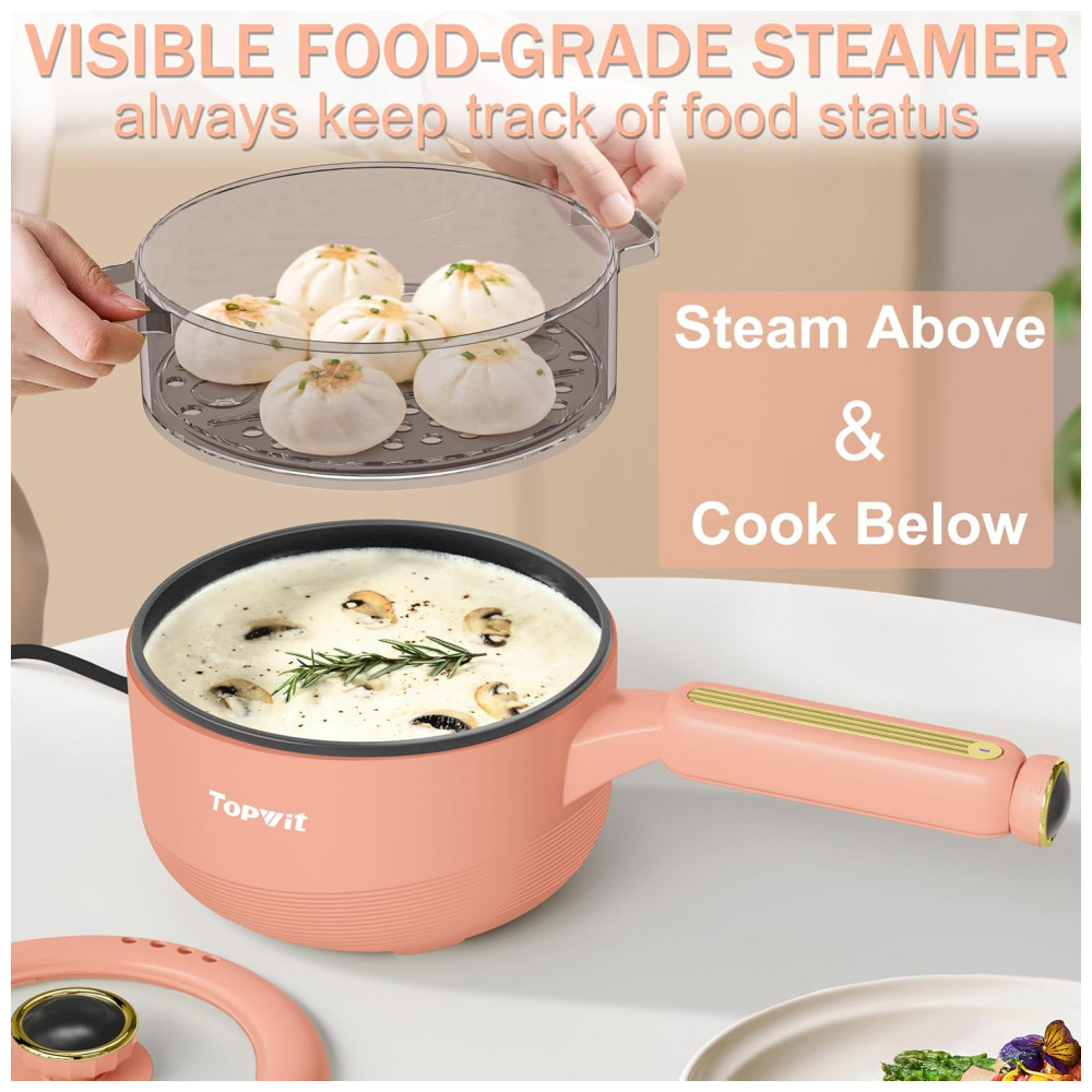 ECTQRQ9MMGHD0B_1-1.jpg - TopWit Panela Elétrica Multiuso com Vaporizador Antiaderente e Controle Duplo de Potência – 19 Litros Cor Pêssego