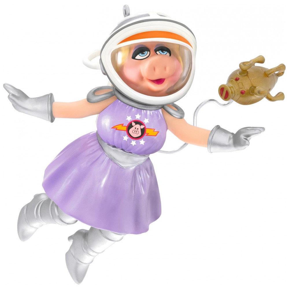 ECTQRR3ND9XC0B_0-1.jpg - Enfeite de Natal Hallmark Keepsake Disney The Muppets First Mate Piggy e The Swinetrek, em Plástico, 10,2 x 9,5 x 7 cm