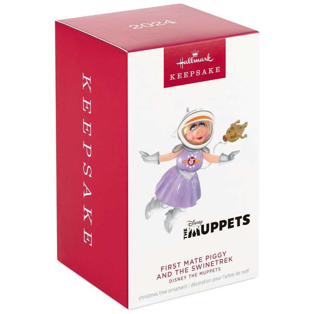 ECTQRR3ND9XC0B_2-1.jpg - Enfeite de Natal Hallmark Keepsake Disney The Muppets First Mate Piggy e The Swinetrek, em Plástico, 10,2 x 9,5 x 7 cm