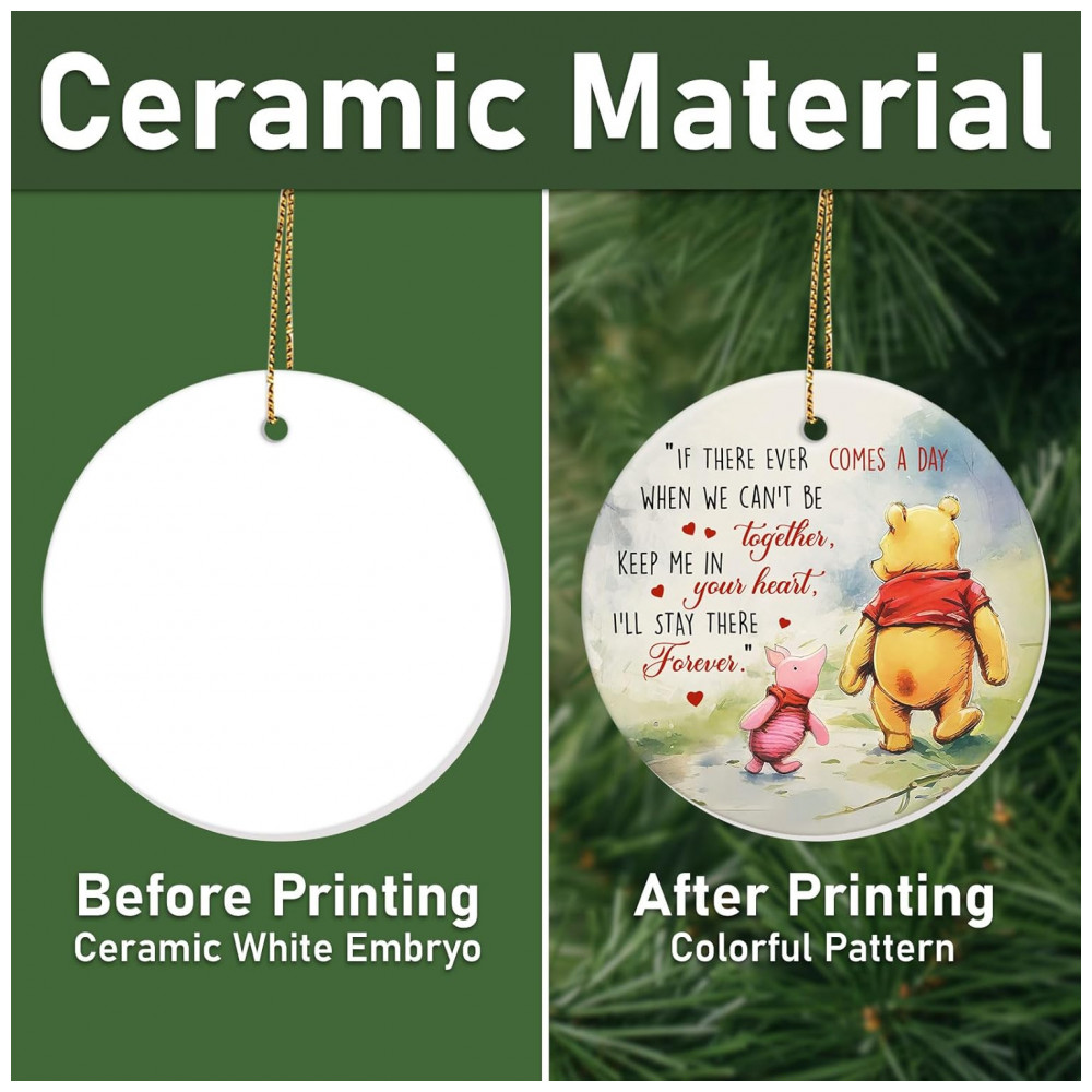 ECTQRZY9HCFD0B_2-1.jpg - Enfeite de Natal Cerâmico 34HD, Dupla Face, Redondo 7,4 cm, Decoração para Árvore, Presente Natalino 2025 com Cordão