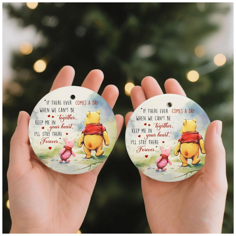 ECTQRZY9HCFD0B_3-1.jpg - Enfeite de Natal Cerâmico 34HD, Dupla Face, Redondo 7,4 cm, Decoração para Árvore, Presente Natalino 2025 com Cordão