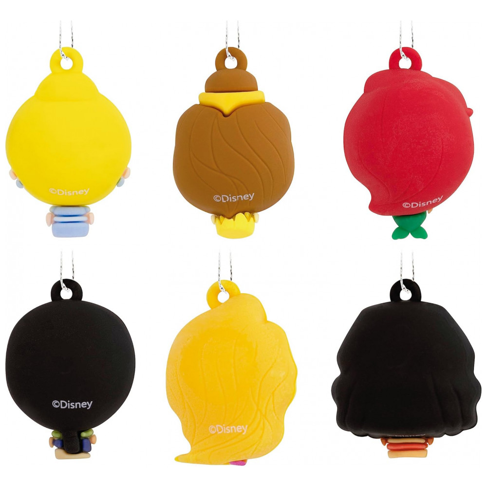 ECTQS1Y3SLR90B_1-1.jpg - Conjunto de 6 Mini Enfeites de Natal Hallmark Keepsake Disney Princesas, Plástico à Prova de Quebra, 1,9x2,5x1,9 cm cada