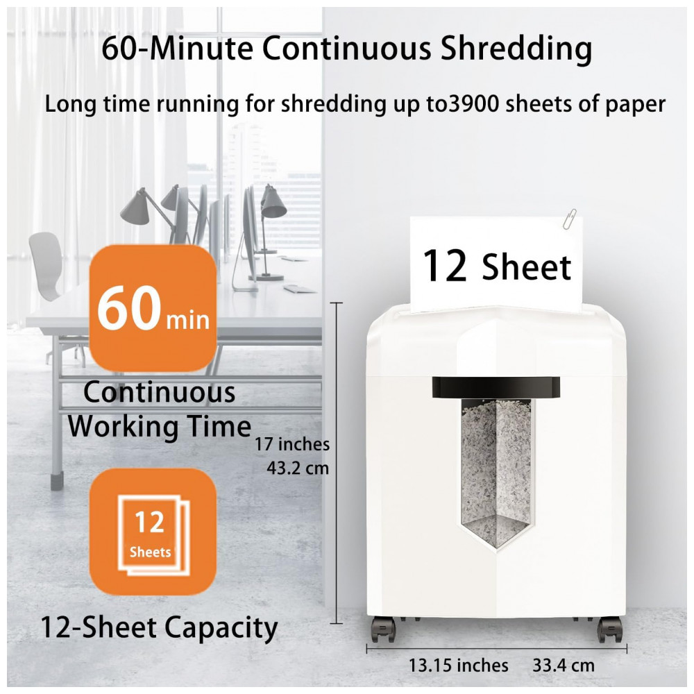 ECTQS3NVS42F0B_1-1.jpg - Triturador Bonsaii Micro Cut, Portátil com Alça Conveniente, Tritura até 12 Folhas, Nível de Segurança P4, 60 Minutos Contínuos, Cartão de Crédito,