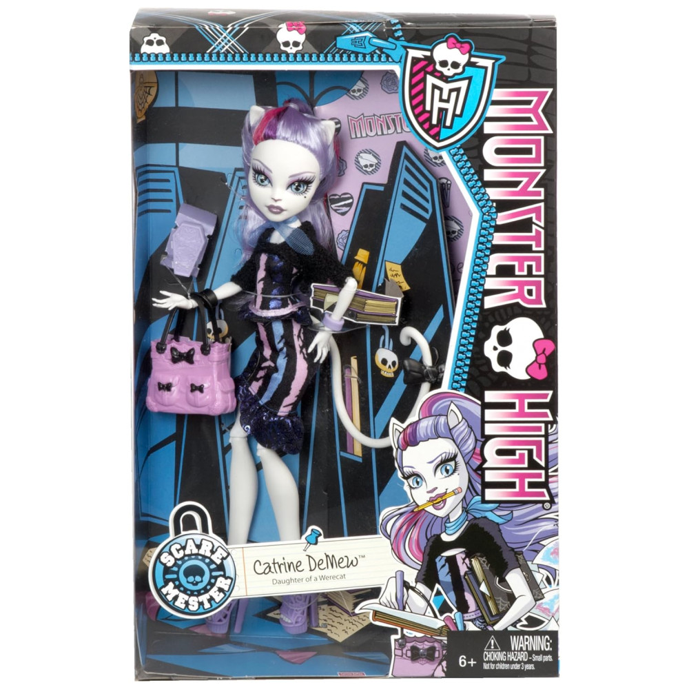 ECTQSB63AMF00B_8-1.jpg - Monster High Boneca Catrine DeMew para Crianças a partir de 6 Anos MATTEL BGD88 Azul