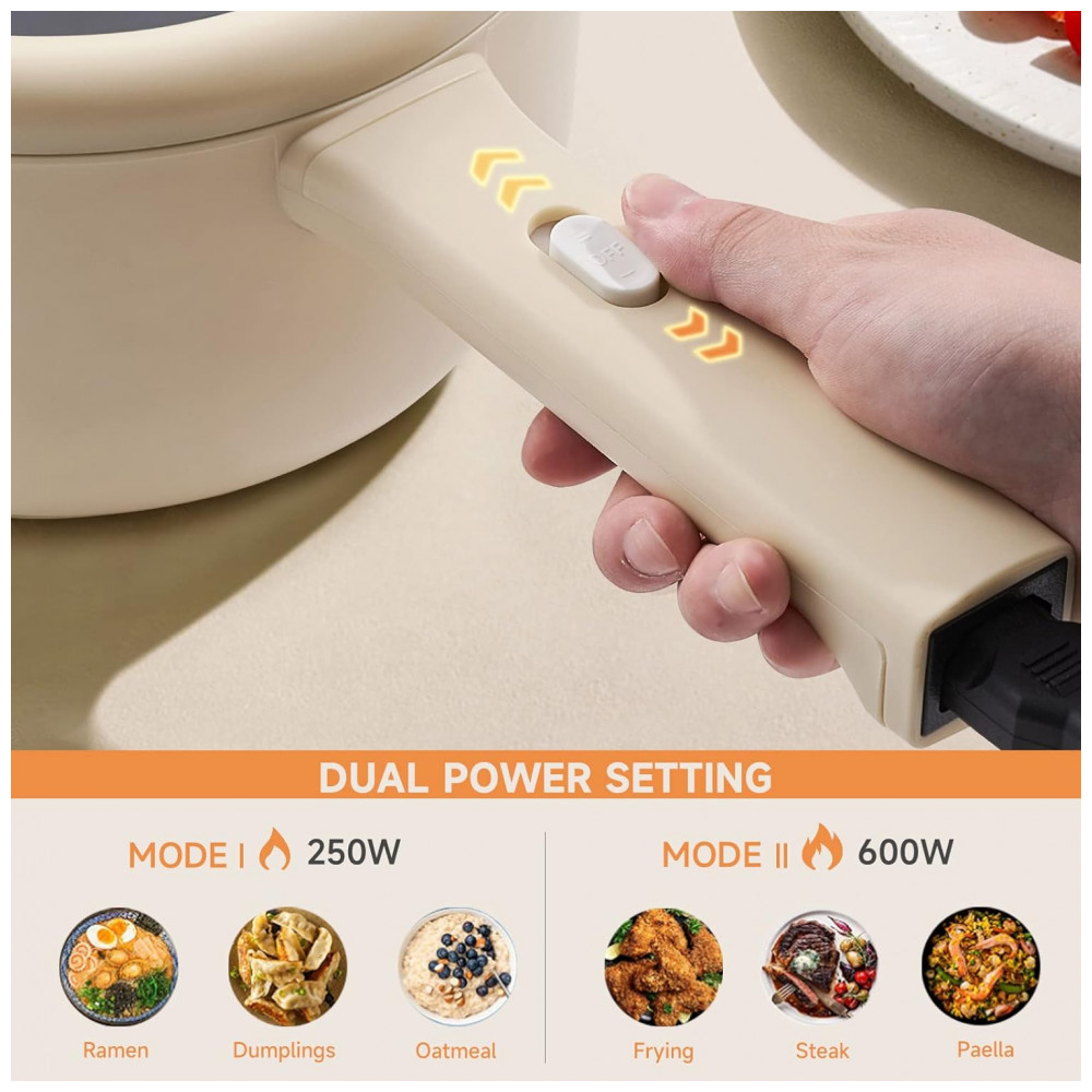 ECTQSC4QGDXB0B_1-1.jpg - Panela Elétrica Dezin 2 Litros Antiaderente Cozinheira Rápida para Macarrão Steak Ovo Arroz Frito Ramen Aveia Sopa com Ajuste de Potência