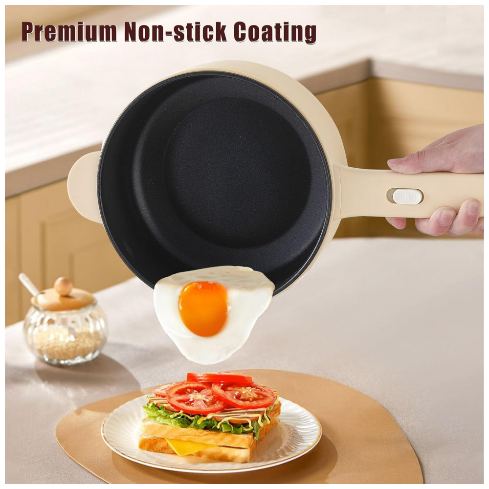 ECTQSC4QGDXB0B_4-1.jpg - Panela Elétrica Dezin 2 Litros Antiaderente Cozinheira Rápida para Macarrão Steak Ovo Arroz Frito Ramen Aveia Sopa com Ajuste de Potência