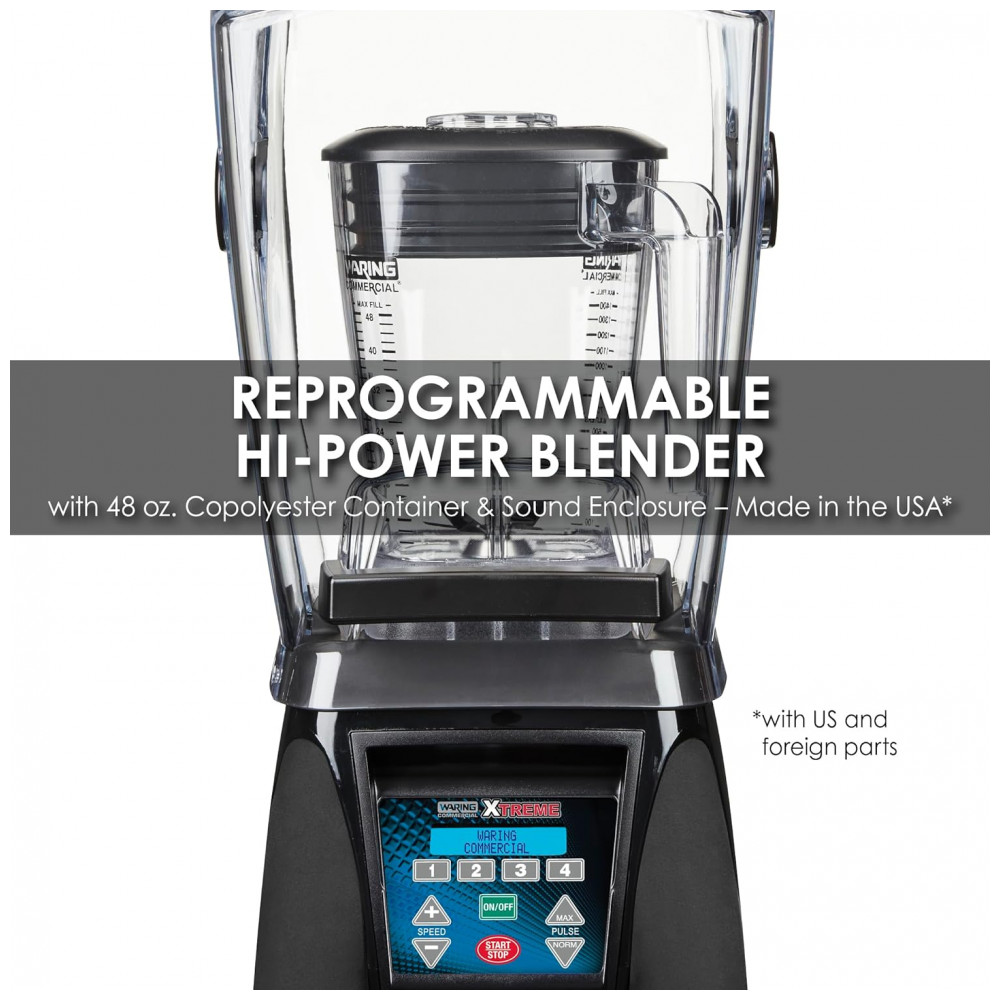 ECTQSIFWBIX00B_1-1.jpg - Liquidificador 1.4L de Capacidade Ultra Silencioso e Programável 110v WARING MX1500XTXP Preto