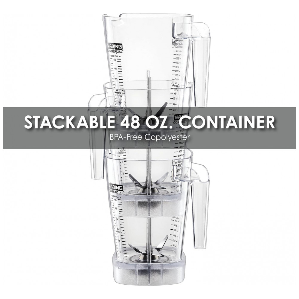 ECTQSIFWBIX00B_5-1.jpg - Liquidificador 1.4L de Capacidade Ultra Silencioso e Programável 110v WARING MX1500XTXP Preto