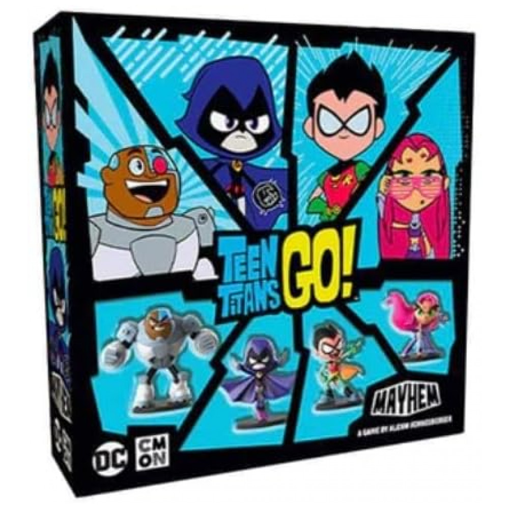 ECTQSJ6CCTDB0B_0-1.jpg - Jogo de Estratégia Jovens Titãs 2 a 4 Jogadores Para Maiores de 14 Anos CMON Azul