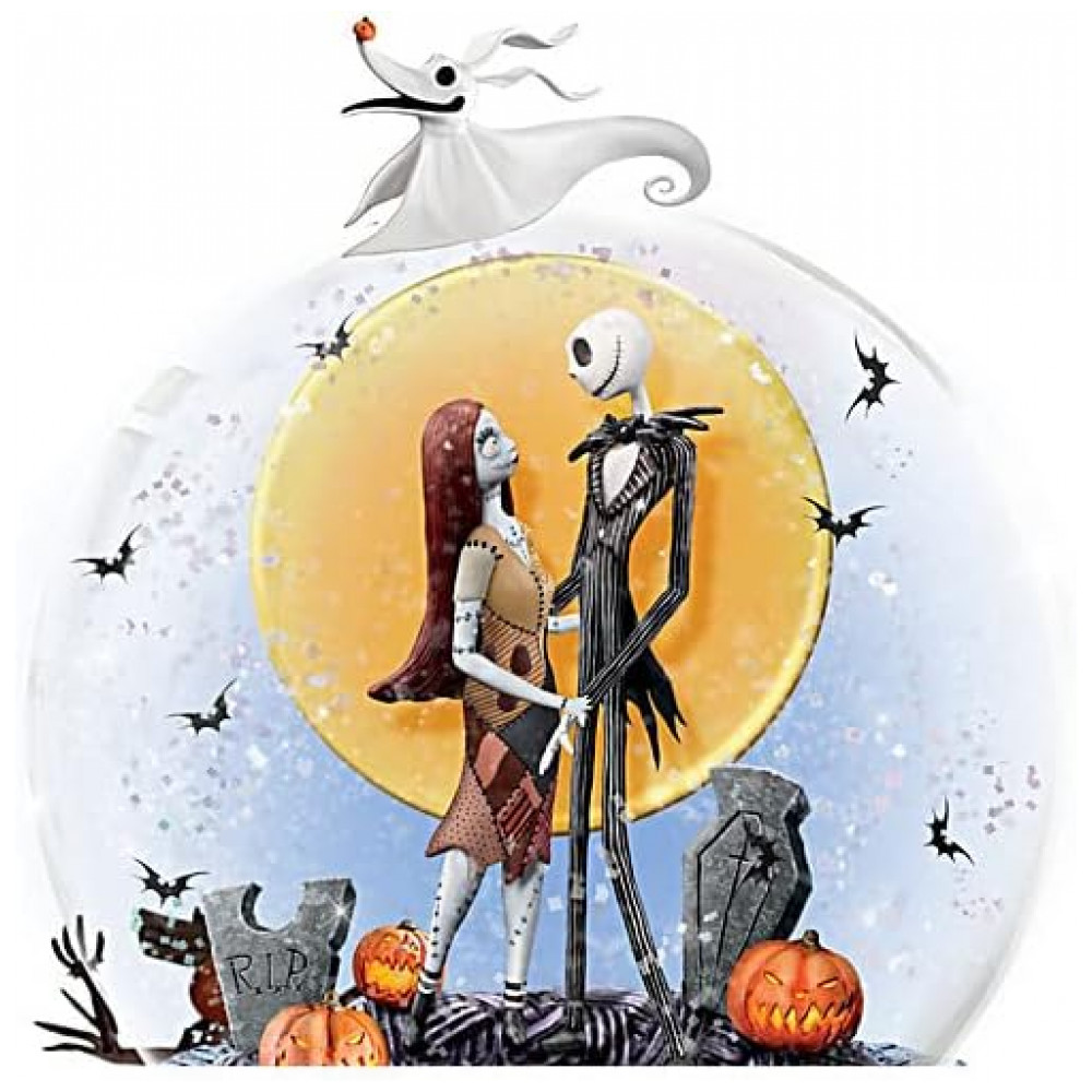ECTQSUTUCTL10B_1-1.jpg - Globo de Neve Musical The Nightmare Before Christmas com Base Rotativa - Filme O Estranho Mundo de Jack