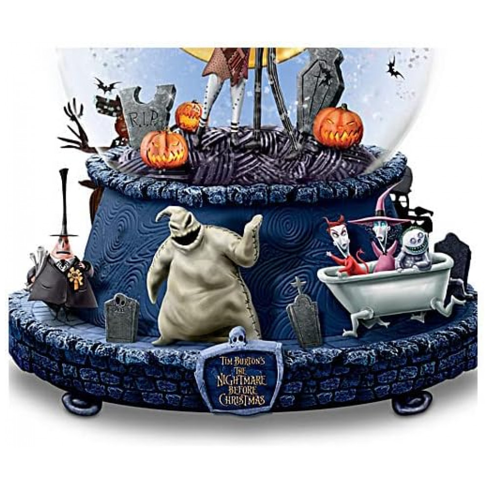 ECTQSUTUCTL10B_2-1.jpg - Globo de Neve Musical The Nightmare Before Christmas com Base Rotativa - Filme O Estranho Mundo de Jack