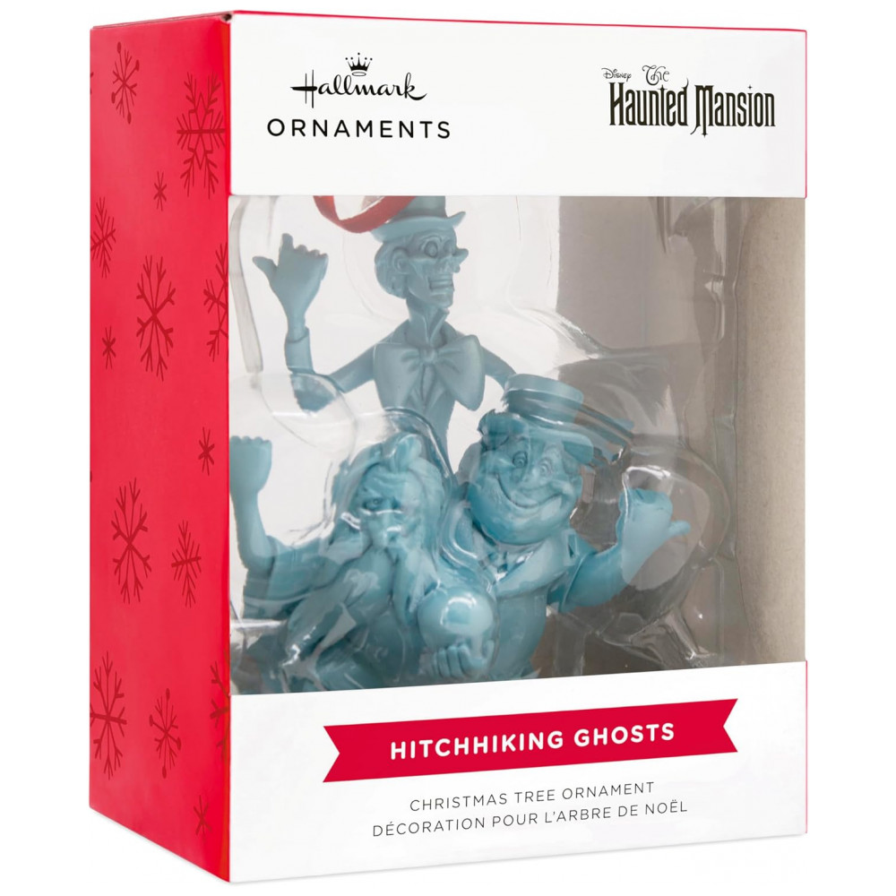 ECTQSV2B9TSC0B_2-1.jpg - Enfeite de Natal Hallmark Disney The Haunted Mansion Hitchhiking Ghosts em Resina Multicolorido, 7,6 x 8,3 x 5 cm