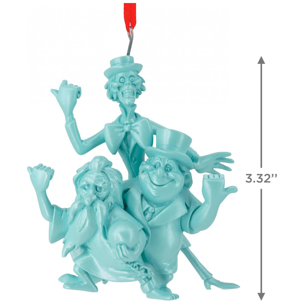 ECTQSV2B9TSC0B_3-1.jpg - Enfeite de Natal Hallmark Disney The Haunted Mansion Hitchhiking Ghosts em Resina Multicolorido, 7,6 x 8,3 x 5 cm