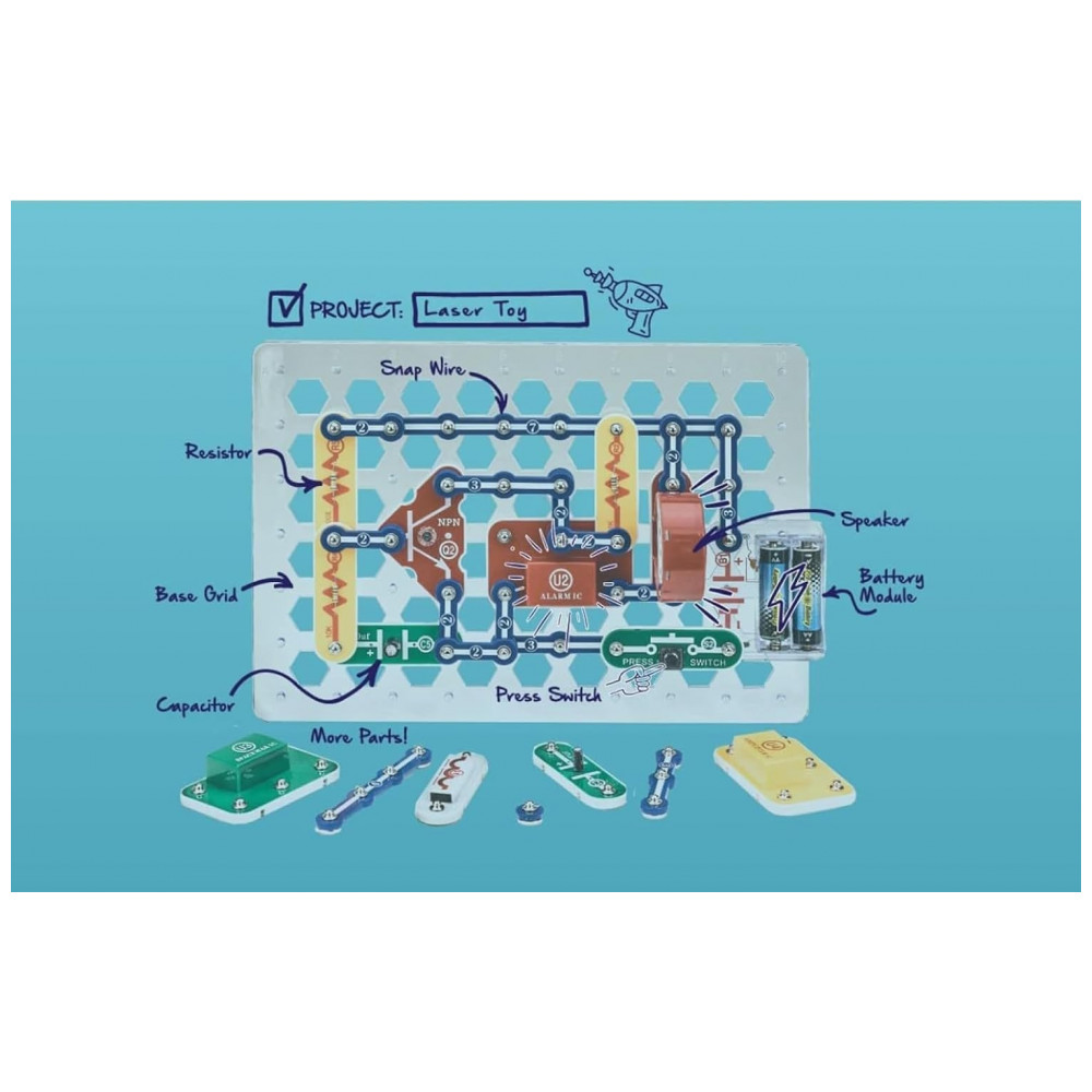 ECTQSWQHA2000B_6-1.jpg - Snap Circuits Extreme SC-750 – Kit Educacional de Eletrônica com Mais de 750 Projetos para Crianças a Partir de 8 Anos
