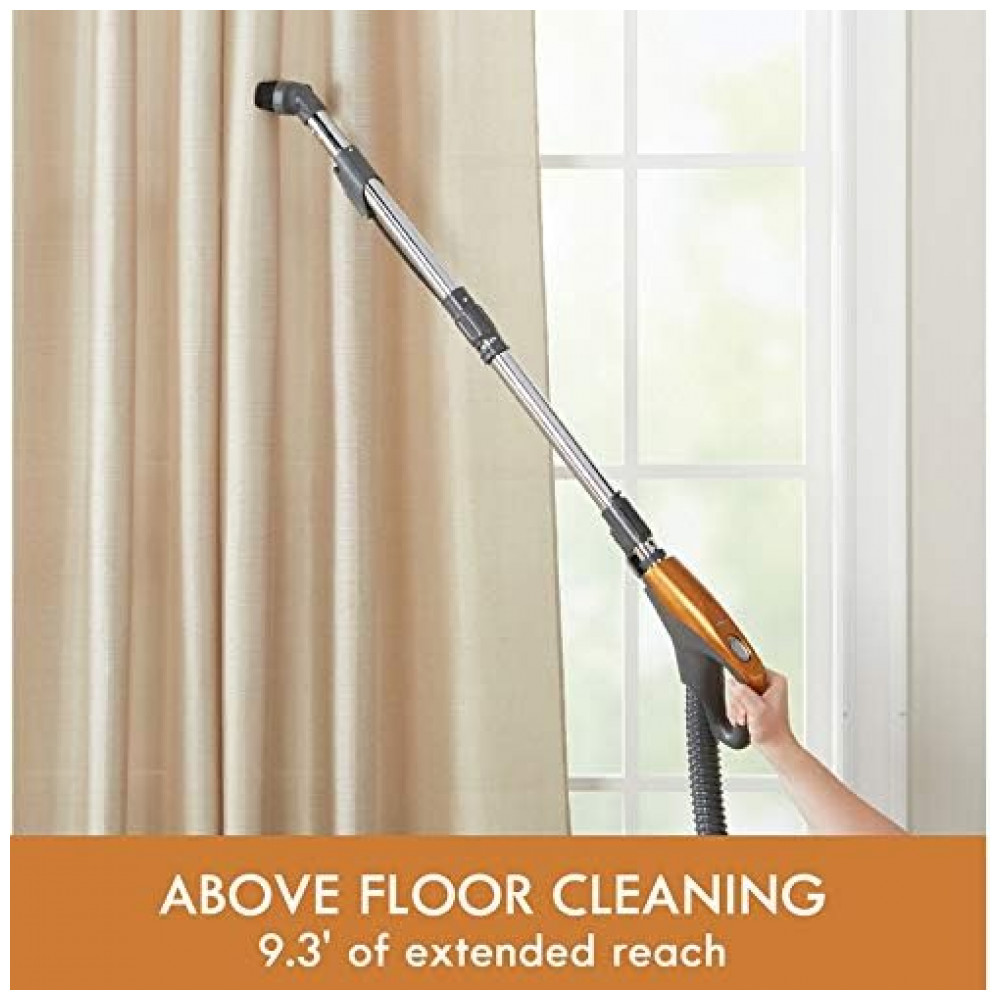 ECTQT328M1X80B_2-1.jpg - Aspirador de Pó Canister Kenmore 81214 200 Series Pet Friendly Leve e Eficiente com Filtro HEPA e Sistema de 2 Motores - Laranja