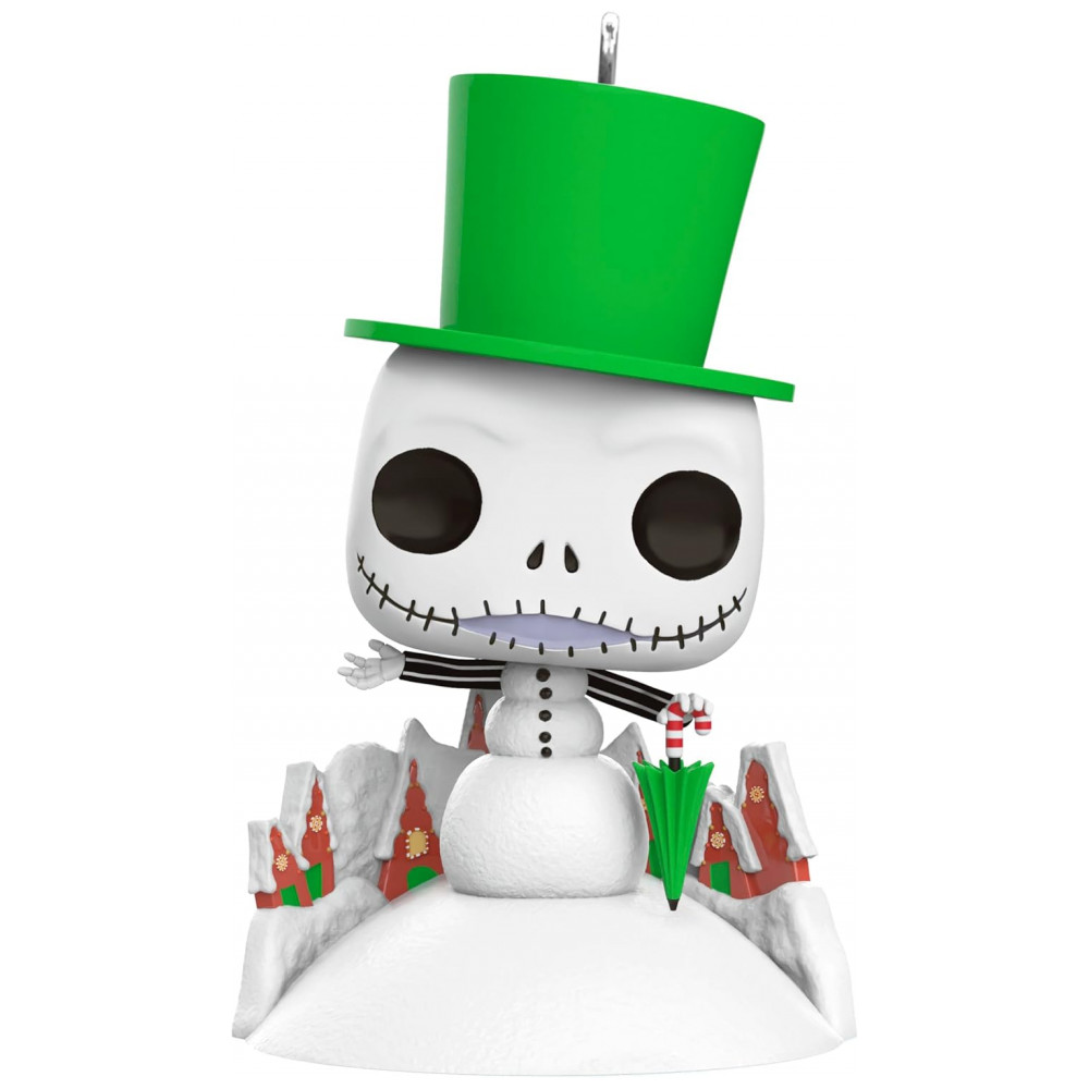 ECTQT413H9XC0B_0-1.jpg - Enfeite de Natal Hallmark Keepsake Disney Tim Burton Jack Skellington Boneco de Neve Funko POP!, Plástico, 5x7,5x3,5cm