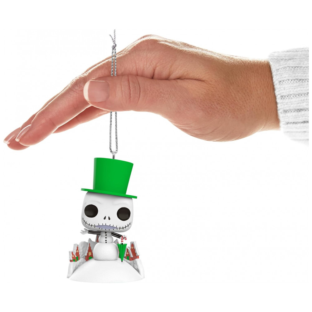 ECTQT413H9XC0B_7-1.jpg - Enfeite de Natal Hallmark Keepsake Disney Tim Burton Jack Skellington Boneco de Neve Funko POP!, Plástico, 5x7,5x3,5cm