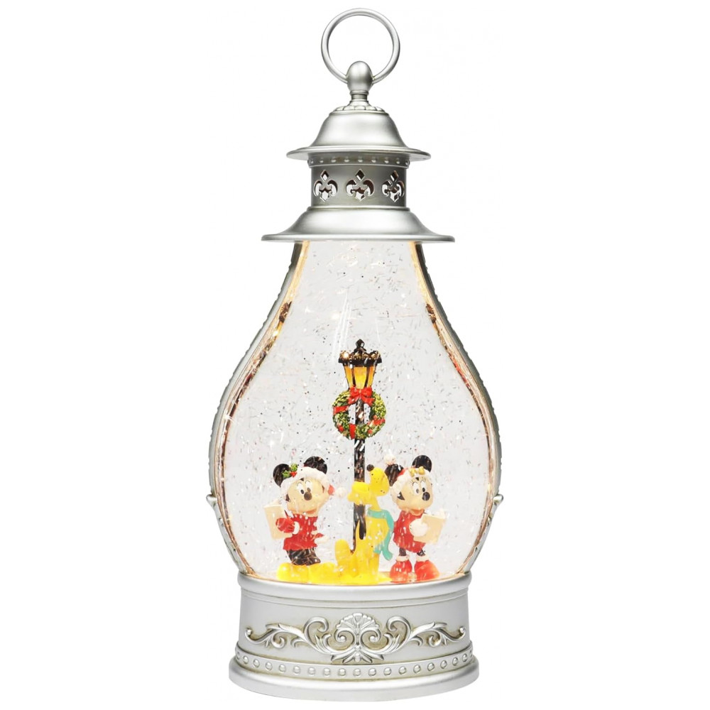 ECTQTCCZ66JC0B_1-1.jpg - Lanterna Natalina Disney Water Spinning LED Moments in Time, com Mickey, Minnie e Pluto, 35,5 cm