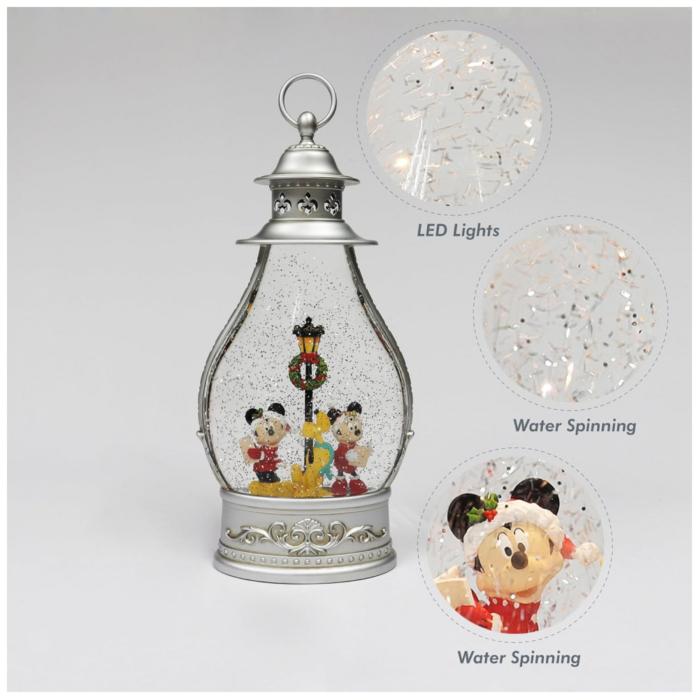 ECTQTCCZ66JC0B_3-1.jpg - Lanterna Natalina Disney Water Spinning LED Moments in Time, com Mickey, Minnie e Pluto, 35,5 cm