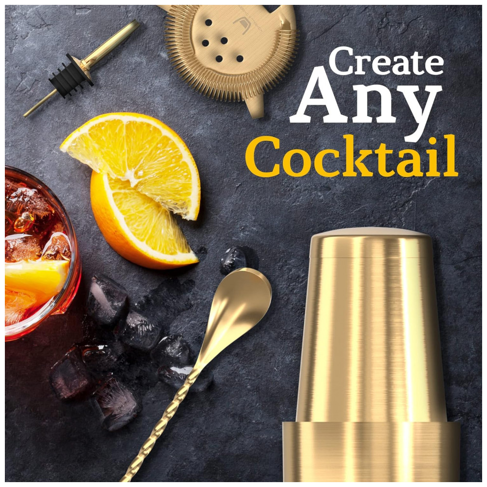 ECTQTF9X7W290B_4-1.jpg - Kit Bn Profissional 12 Peças em Aço Inoxidável com Suporte de Bambu HIGHBALL CHASER Dourado