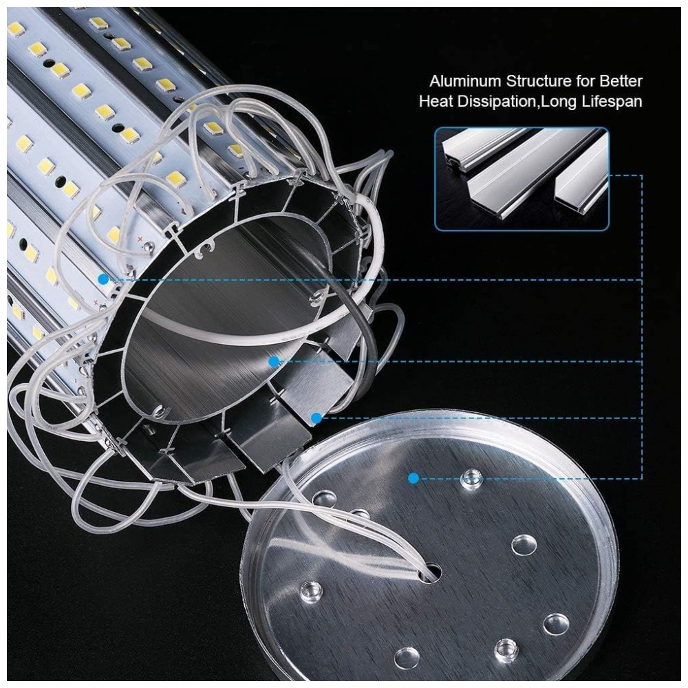 ECTQTHV2NMCF0B_2-1.jpg - Lâmpada LED Milho 20W E27 Luz Quente 3000K 2000 Lumens Substitui Halógena 100W Iluminação Residencial Jardim Garagem e Comercial DurávelBeriteluce
