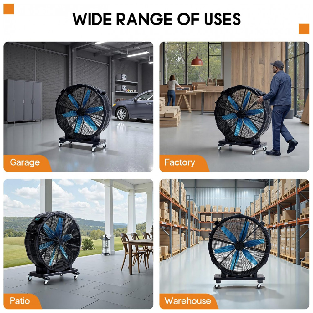 ECTQTLCBBFVF0B_6-1.jpg - Ventilador Industrial Albott 122 cm Preto Alta Velocidade 3 Velocidades 750W Modelo GFJ001 110V