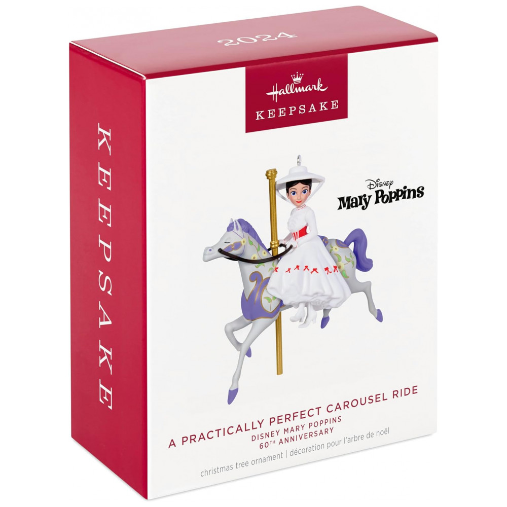 ECTQTTDXF9XC0B_2-1.jpg - Enfeite de Natal Hallmark Keepsake, Disney Mary Poppins 60º Aniversário - Um Carrossel Quase Perfeito