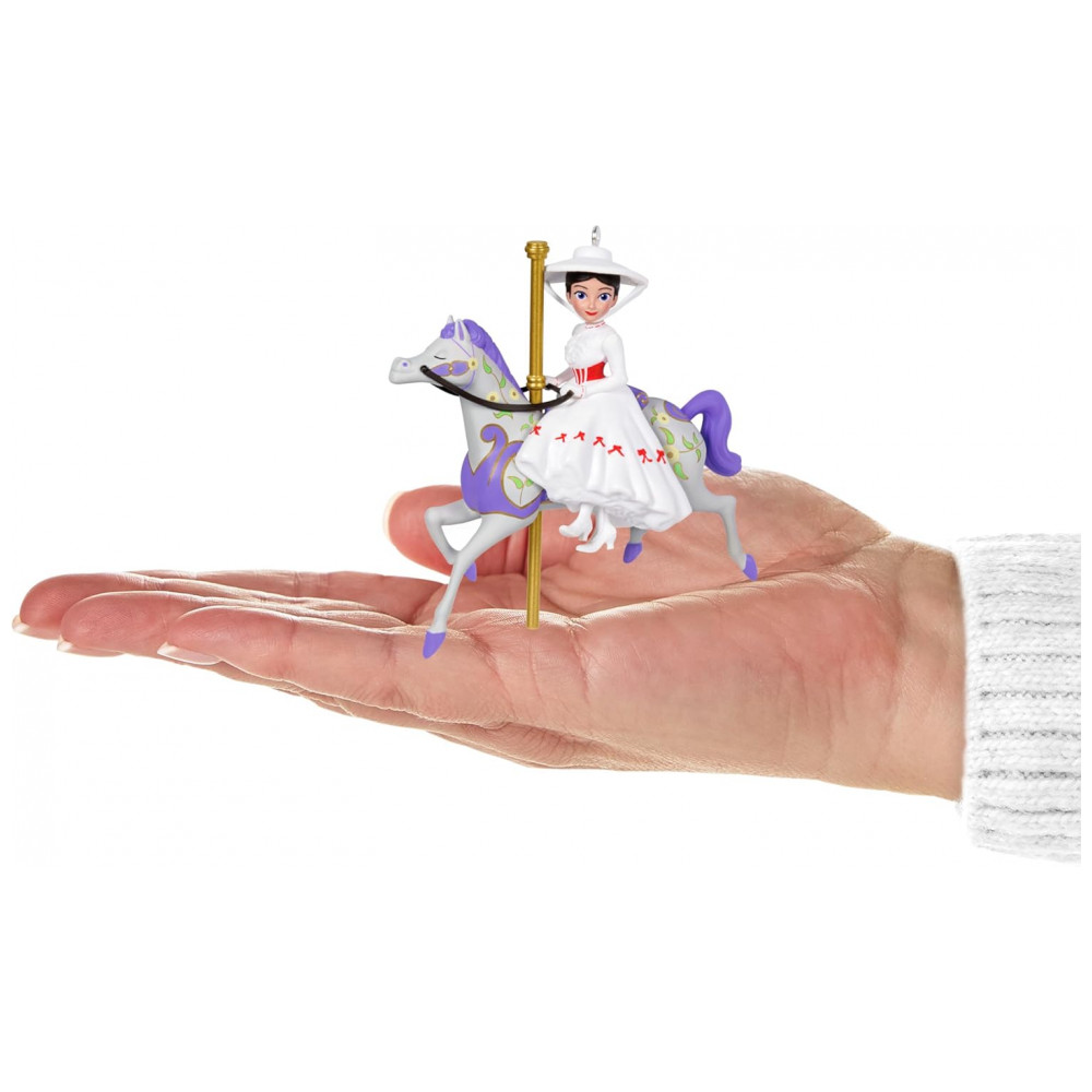 ECTQTTDXF9XC0B_7-1.jpg - Enfeite de Natal Hallmark Keepsake, Disney Mary Poppins 60º Aniversário - Um Carrossel Quase Perfeito