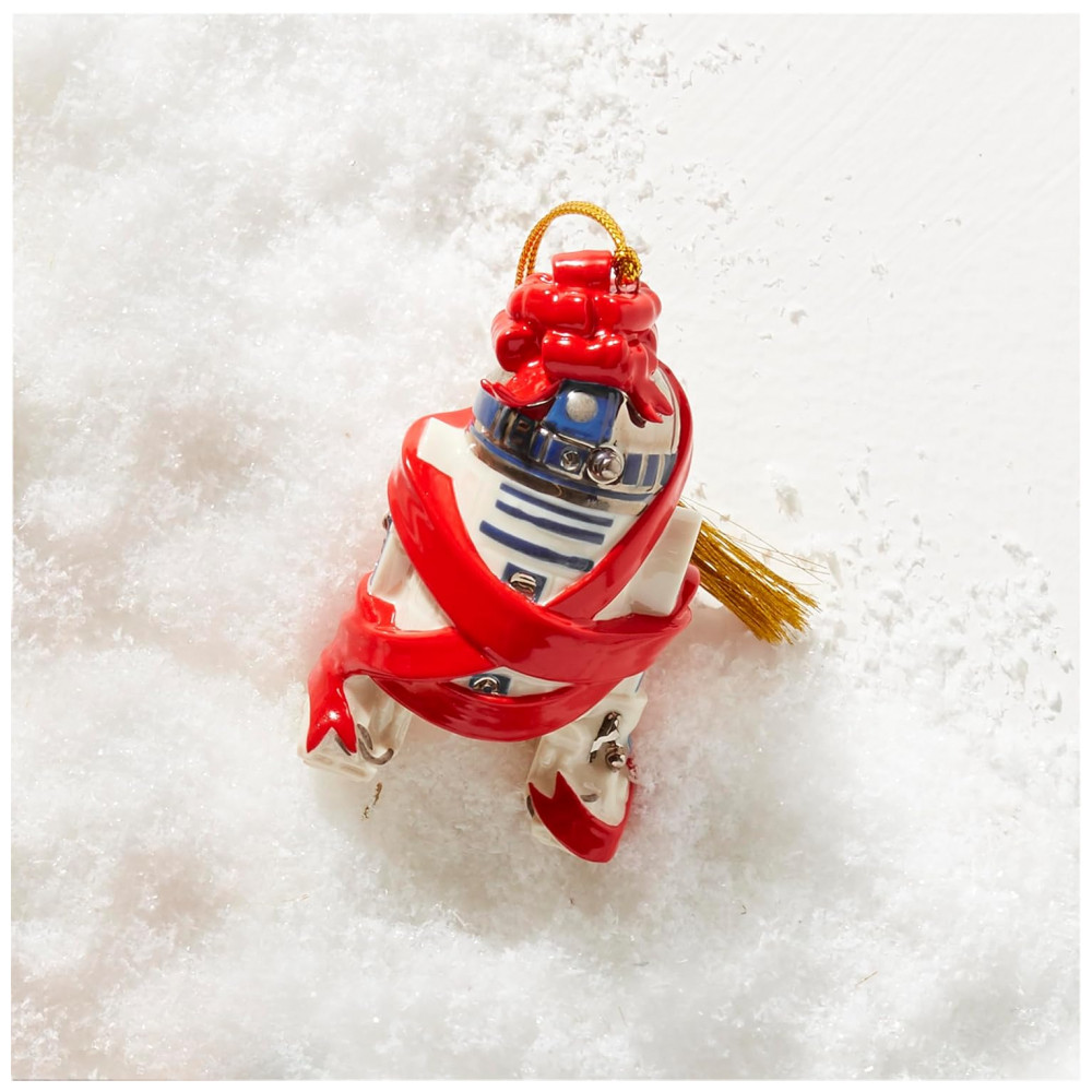 ECTQTWBN36GB0B_3-1.jpg - Enfeite de Natal Lenox Star Wars R2-D2 Porcelana Ivory 5,7x5,7x9,5 cm
