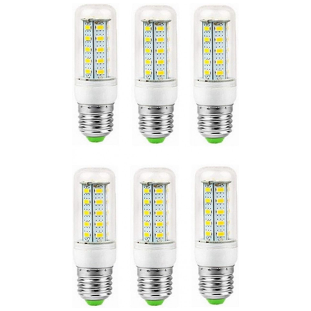 ECTQTXR6NTB80B_0-1.jpg - Kit 6 Lâmpadas LED Milho E27 6W 400-450Lm Luz Quente e Fria 3000K/6000K Econômicas DC12-80V Classe A+ para Iluminação Residencial e Comercial,Welsun