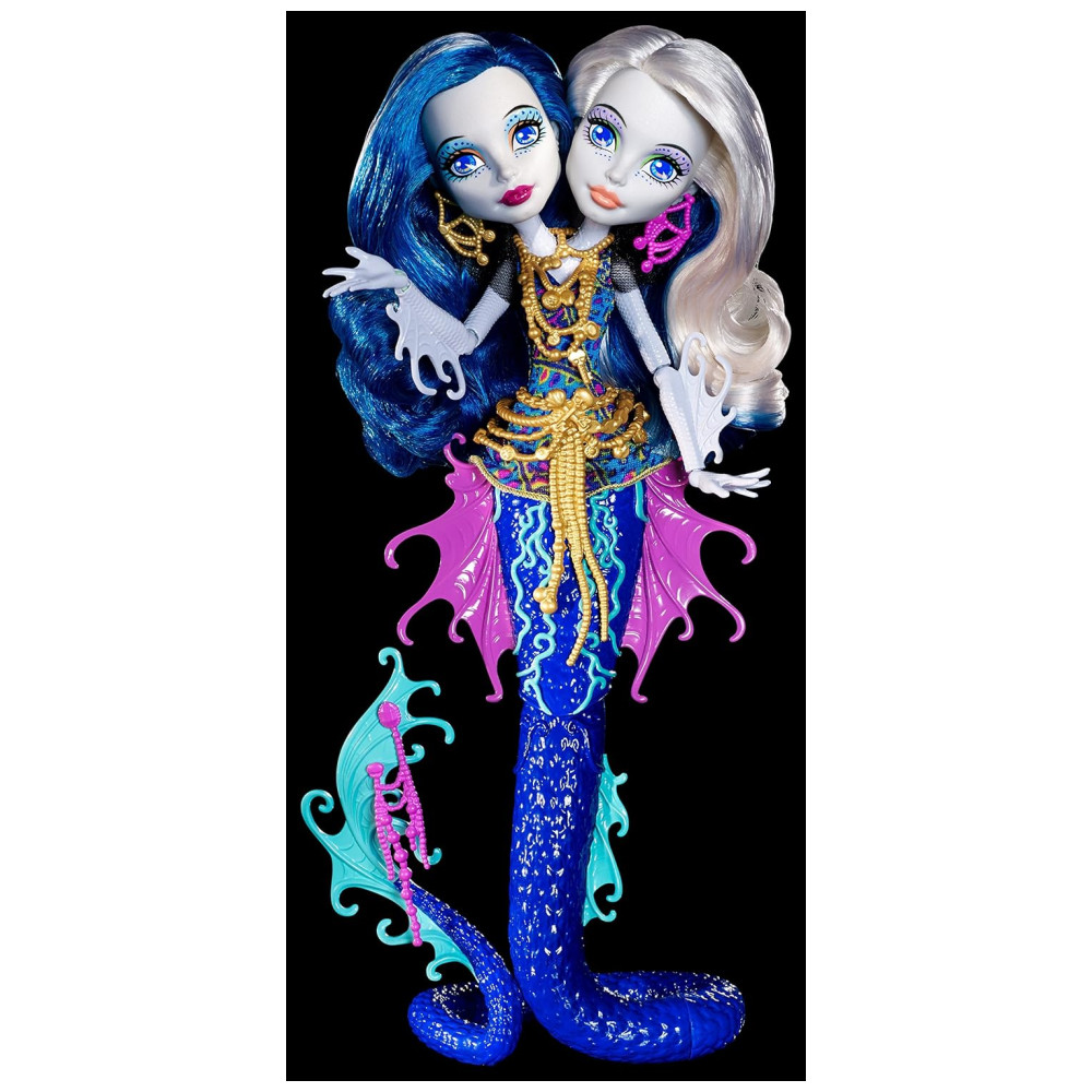 ECTQUR6RCC510B_9-1.jpg - Monster High Bonecas Reef Peri Pearl as Filhas de Hidra para Crianças a partir de 6 anos MATTEL DHB47 Azul