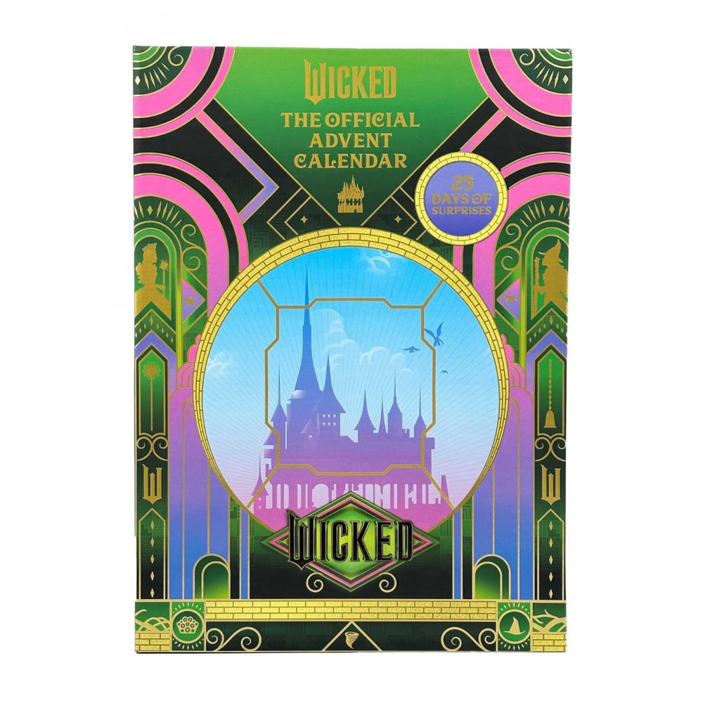 Calendário do Advento Oficial Wicked For Good - 25 Dias de Surpresas, Insights,