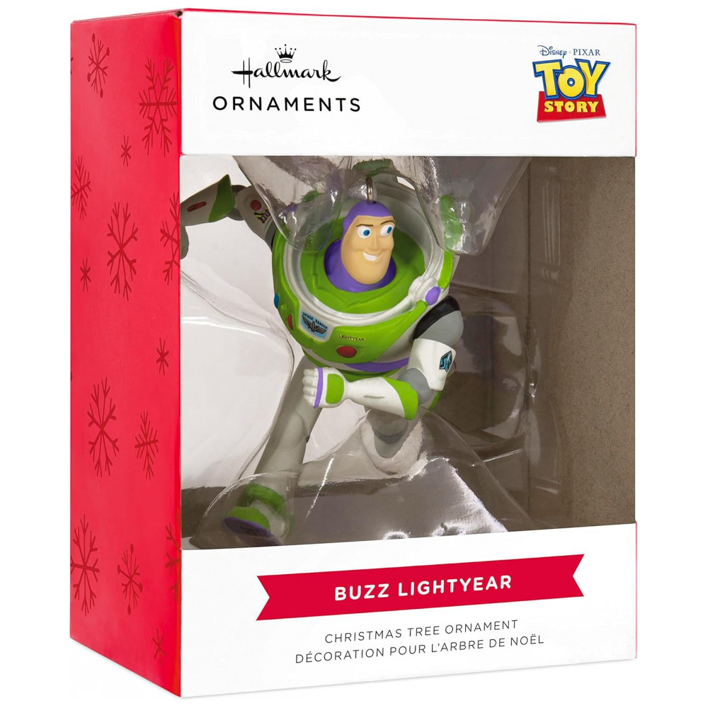 ECTQVJVSQKR90B_2-1.jpg - Enfeite de Natal Hallmark Keepsake Disney/Pixar Toy Story Buzz Lightyear, Resina 6,35x7,62x6,99 cm