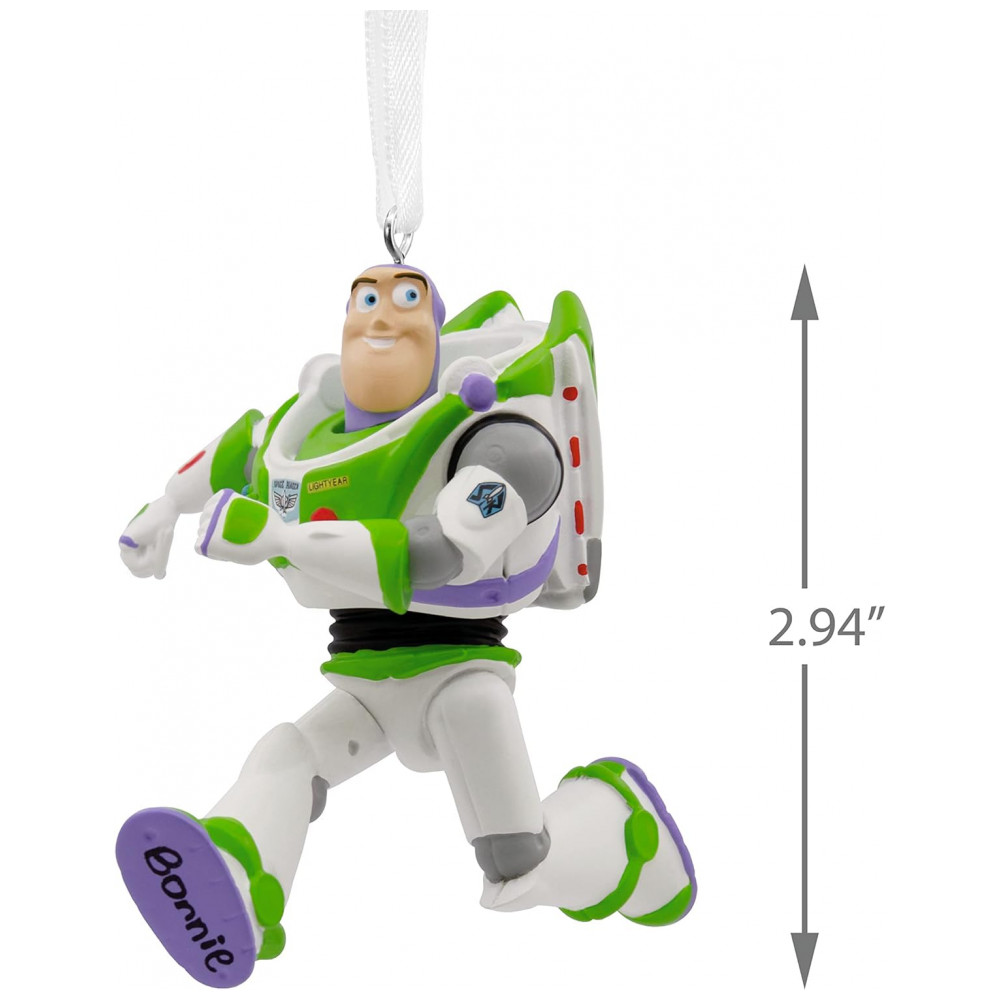 ECTQVJVSQKR90B_3-1.jpg - Enfeite de Natal Hallmark Keepsake Disney/Pixar Toy Story Buzz Lightyear, Resina 6,35x7,62x6,99 cm