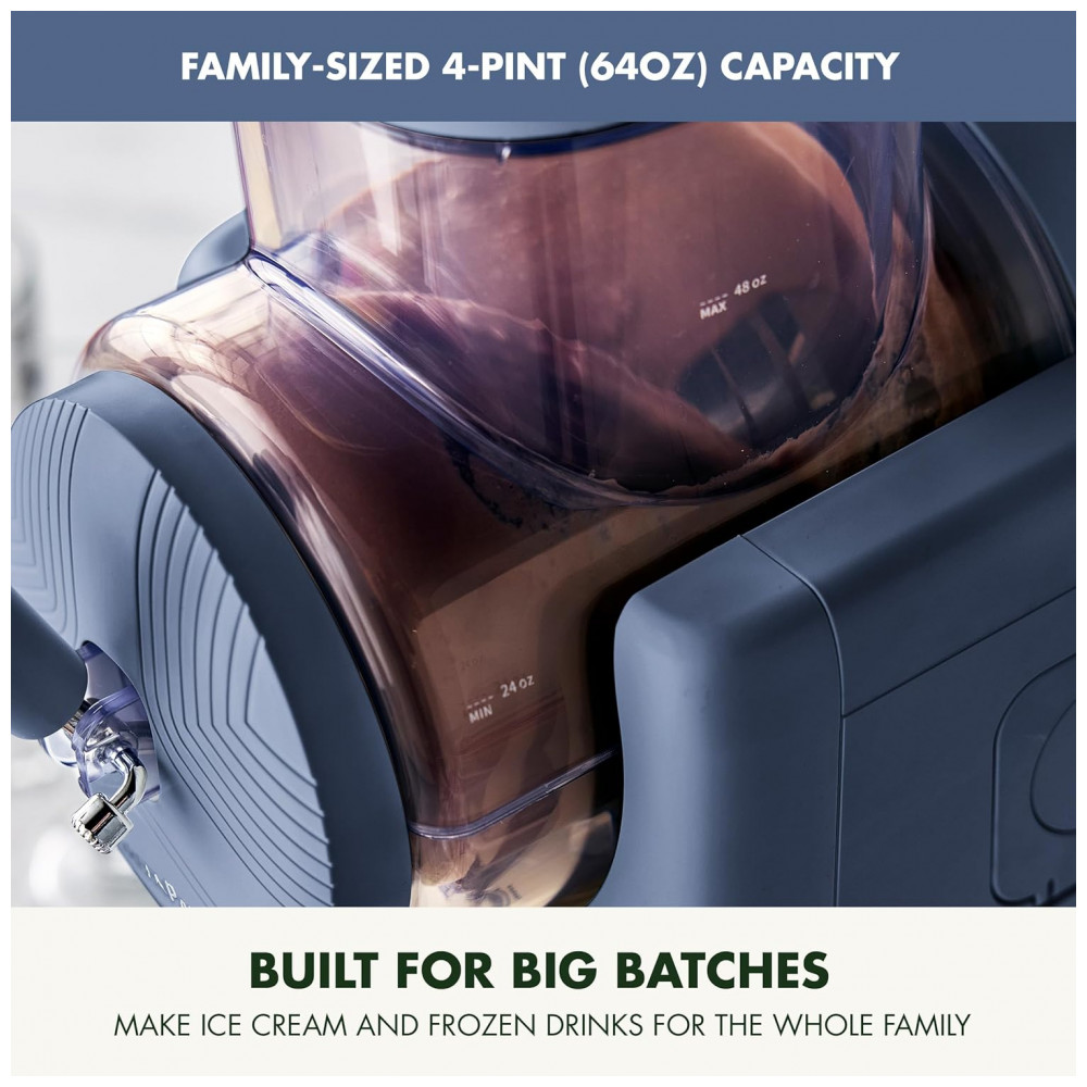 Máquina de Sorvete e Bebidas Congeladas GreenPan Frost, Soft Serve, Frozen Yogurt, Smoothies, Milkshakes, Coquetéis, Sem Necessidade de Congelador, - Imagem 8