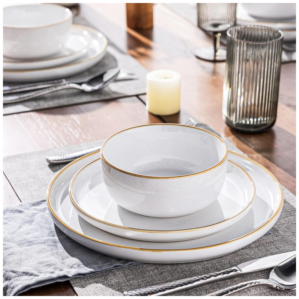 ECTQW18BS1BD0B_4-1.jpg - Conjunto de Louça AmorArc, 12 Peças em Cerâmica Branca Pintada à Mão, Pratos e Tigelas, Seguro para Micro-ondas e Lava-louças, Para Servir 4 Pessoas