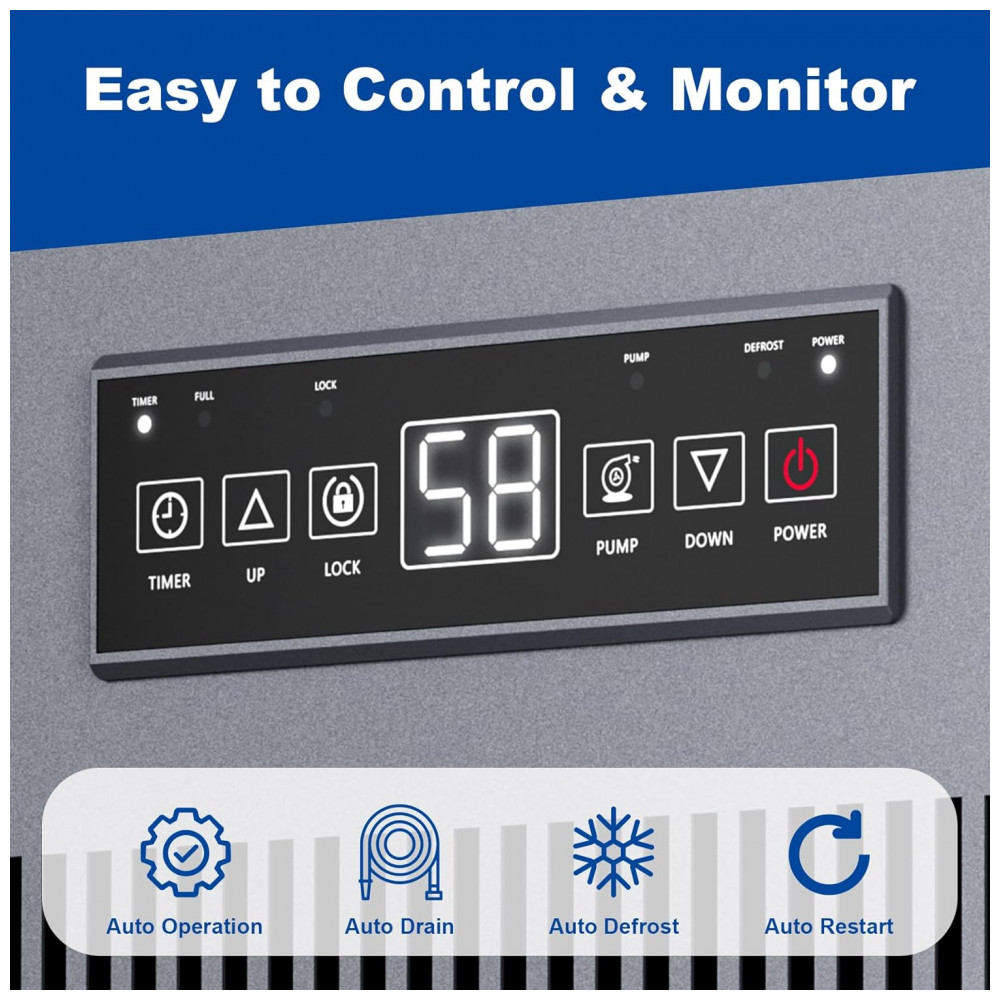 ECTQW2RZK4FF0B_4-1.jpg - Desumidificador Comercial de 151 litros com Bomba Ideal para Ambientes Industriais 24H Timer Espaços Grandes de 213 m2