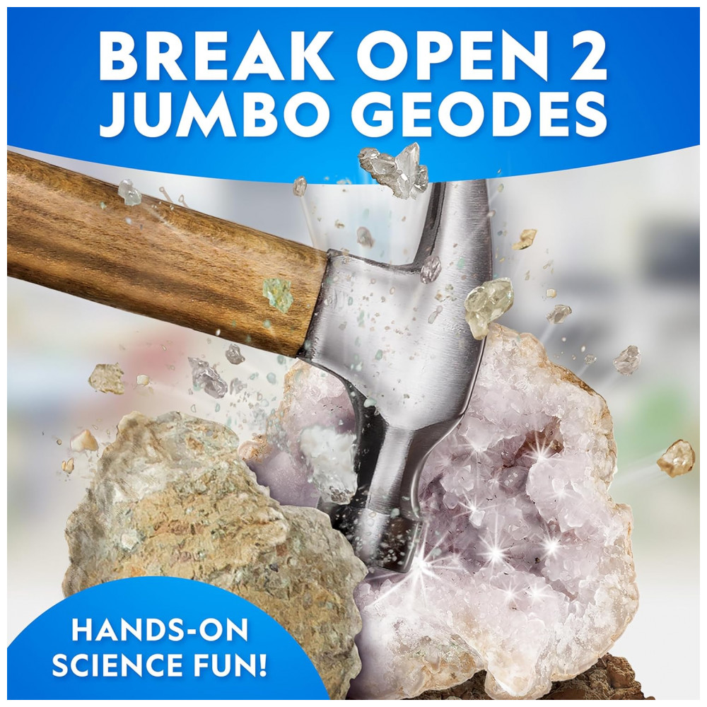 ECTQW4RPWLKF0B_1-1.jpg - Kit de Escavação de 2 Geodos Gigantes – Brinquedo Educativo STEM, Presentes Científicos para Crianças, National Geographic