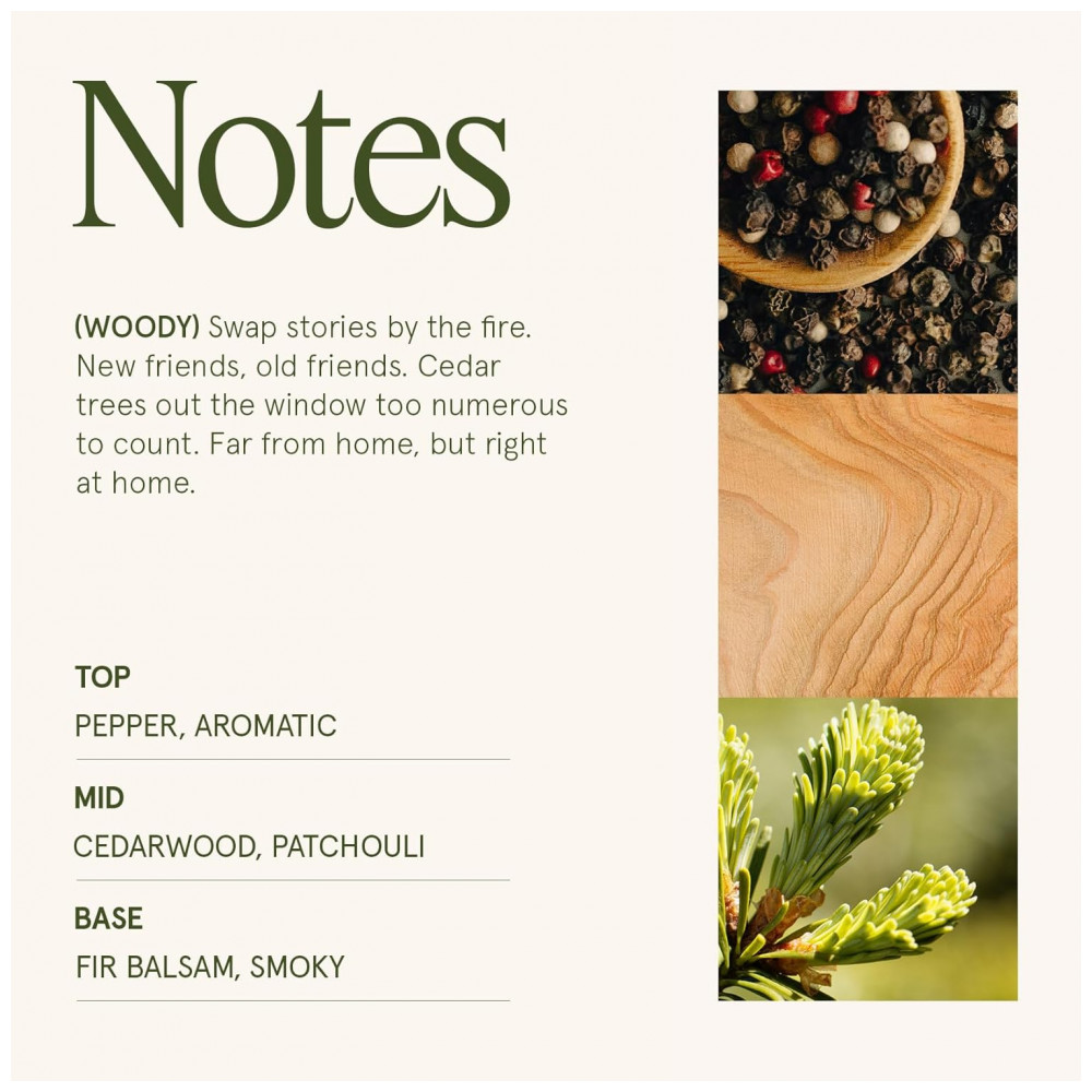 ECTQW5WJ1H880B_3-1.jpg - Velas de Natal LA JOLIE MUSE, Pinheiro Estrelado Dourado, Cedro, Bálsamo de Abeto 539 g - Pavio de Madeira - Cera de Soja Natural - Queima Limpa por 9