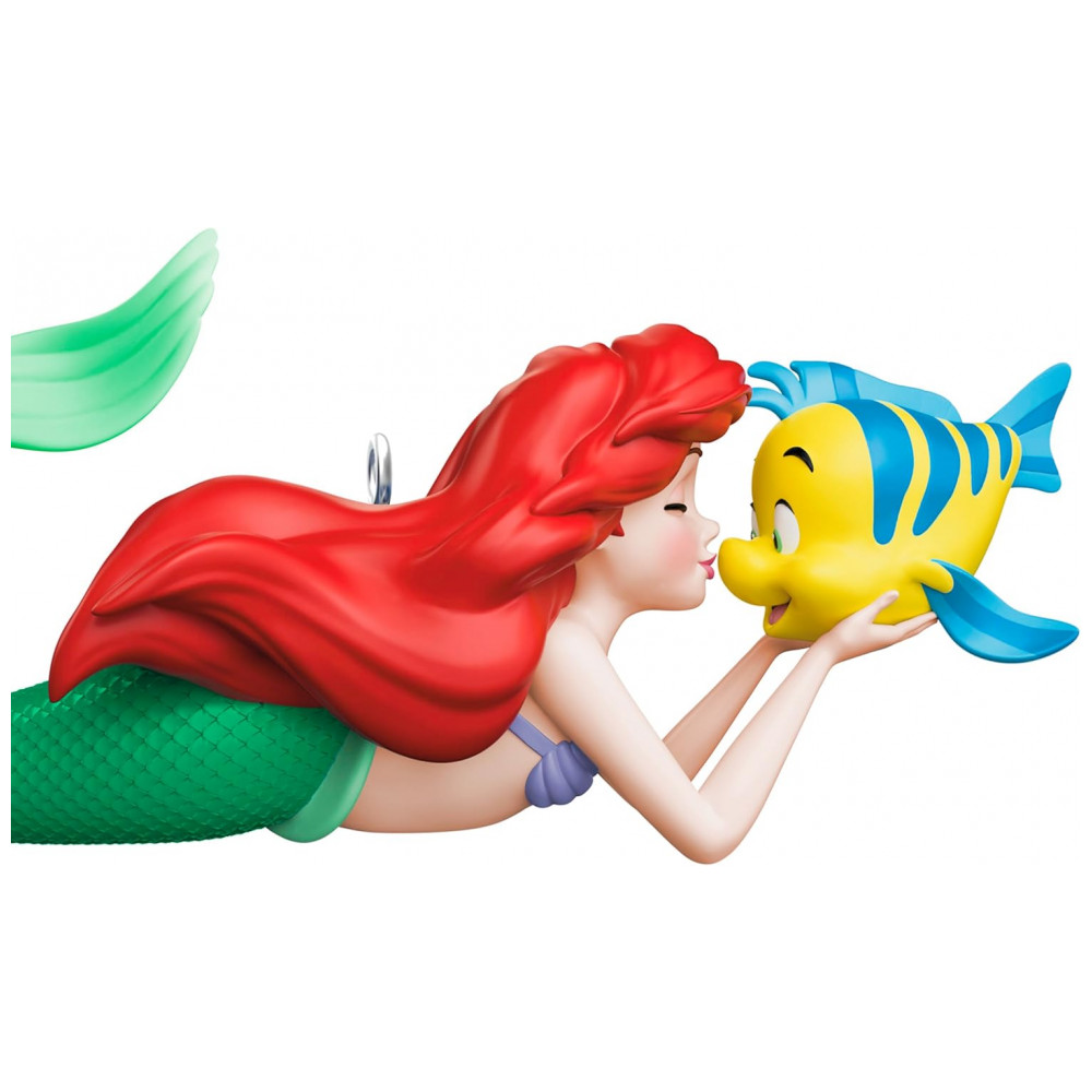 ECTQW6VBB3RD0B_4-1.jpg - Enfeite de Natal Hallmark Keepsake Natal 2025 Disney A Pequena Sereia Amizade Fin-Tástica, Decoração Encantadora para Fãs